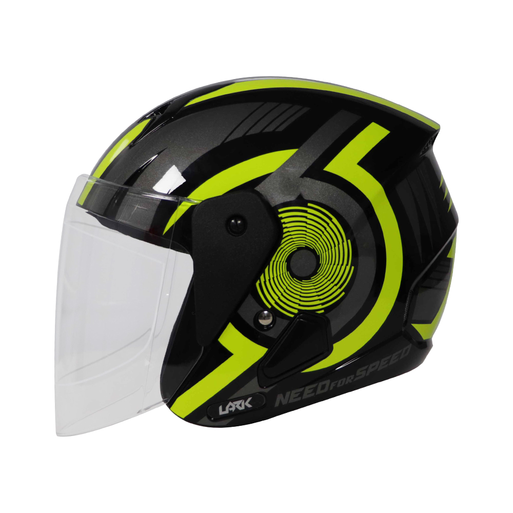 TVS Half Face Helmet Yellow G3 Stylish & Lightweight Protection